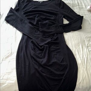 Express Black Long Sleeve Dress